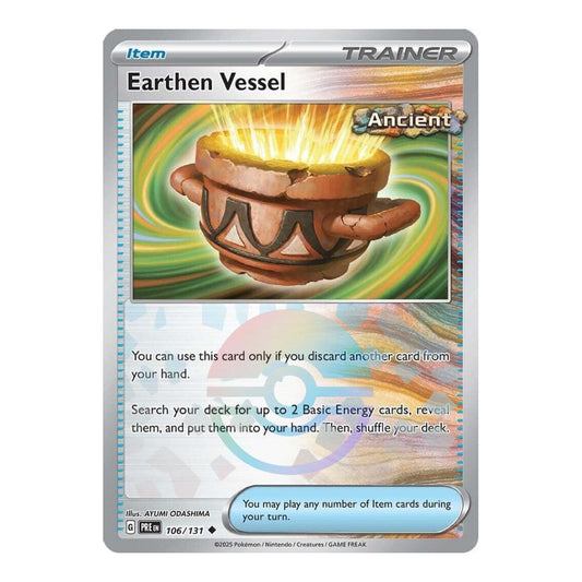 SV: Prismatic Evolutions (PRE) - Earthen Vessel Poke Ball Pattern (#106/131) (Near Mint)