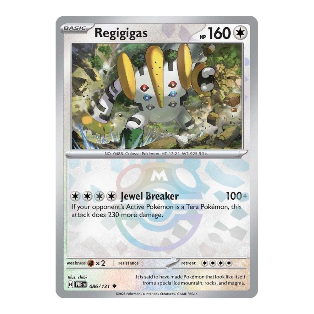 SV: Prismatic Evolutions (PRE) - Regigigas (Master Ball Pattern) (#086/131) (Near Mint)