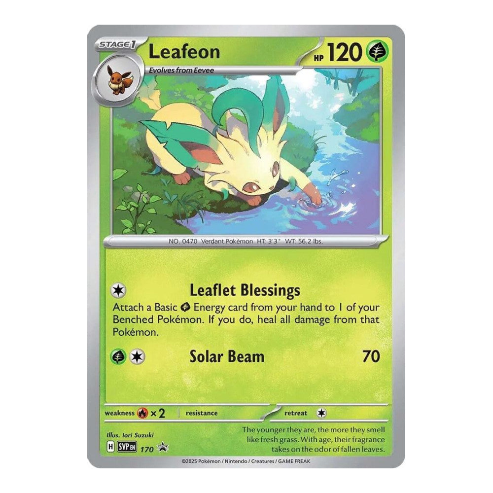 SV: Scarlet & Violet Promo Cards (SVP) - Leafeon - 170 (Cosmos Holo) (#170) (Near Mint)