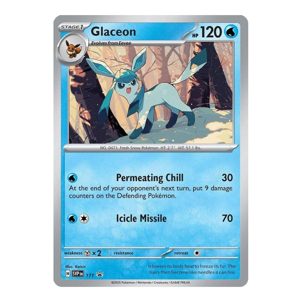 SV: Scarlet & Violet Promo Cards (SVP) - Glaceon - 171 (Cosmos Holo) (#171) (Near Mint)