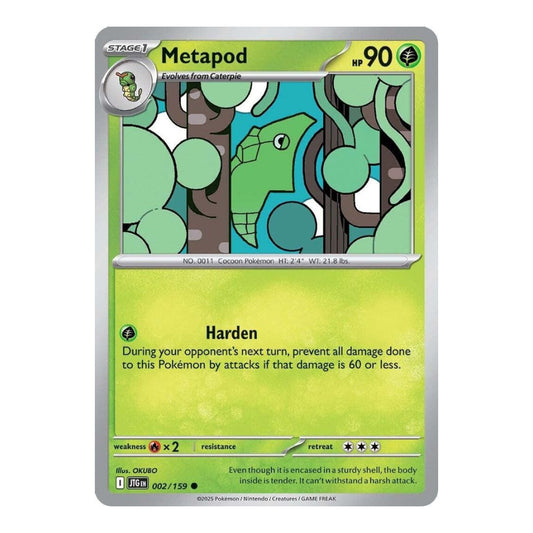 SV09: Journey Together (JTG) - Metapod (#002/159) (Near Mint)