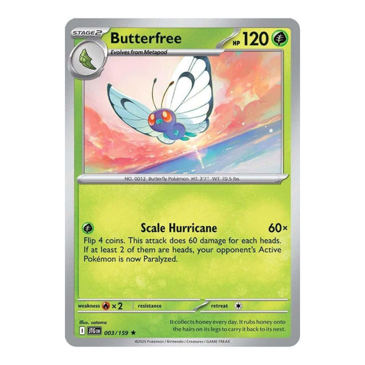 SV09: Journey Together (JTG) - Butterfree (#003/159) (Near Mint)
