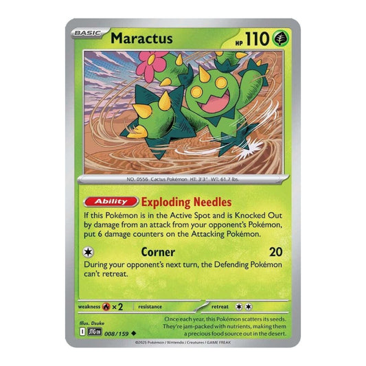 SV09: Journey Together (JTG) - Maractus 008 159 (#008/159) (Near Mint)