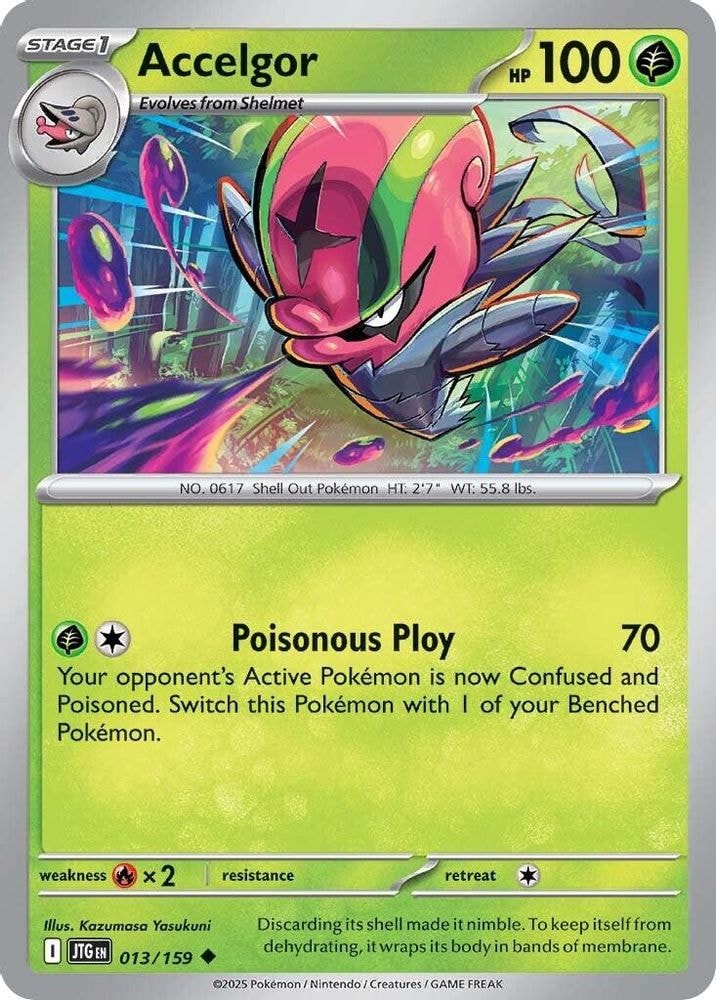 SV09: Journey Together (JTG) - Accelgor (#013/159, Uncommon) ()