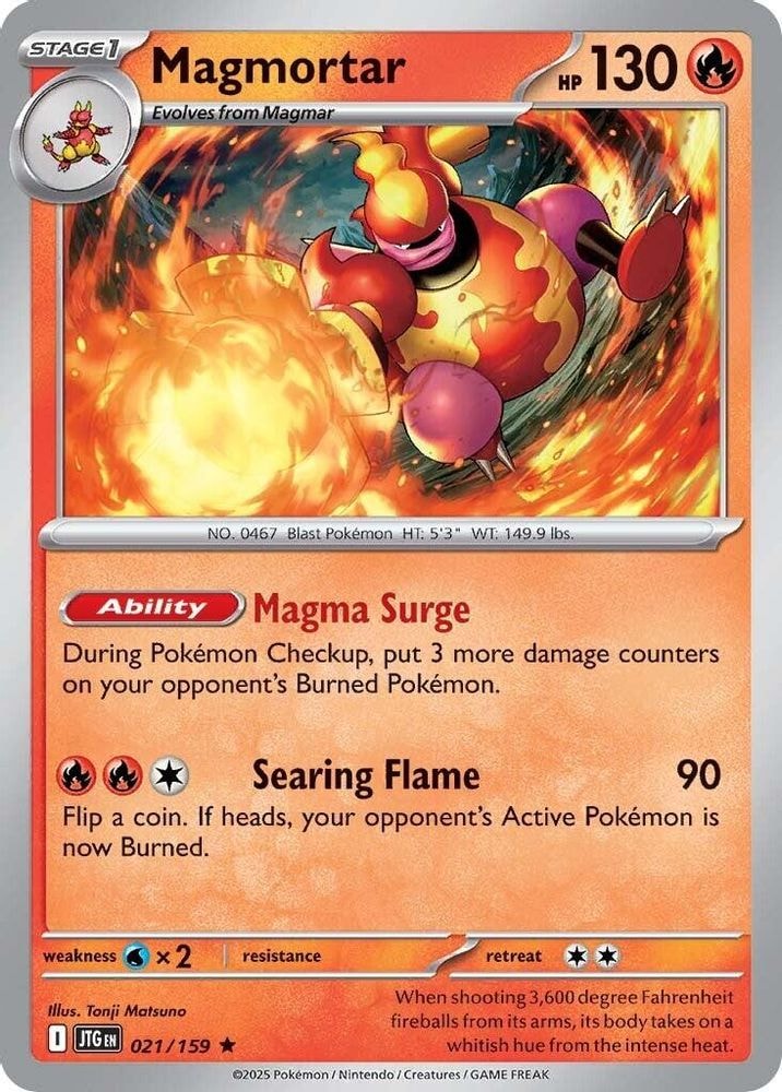 SV09: Journey Together (JTG) - Magmortar (#021/159, Rare) ()