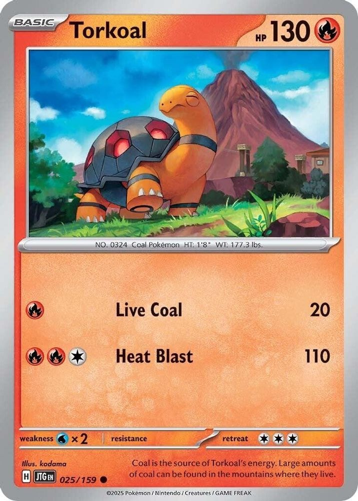 SV09: Journey Together (JTG) - Torkoal (#025/159, Common) ()