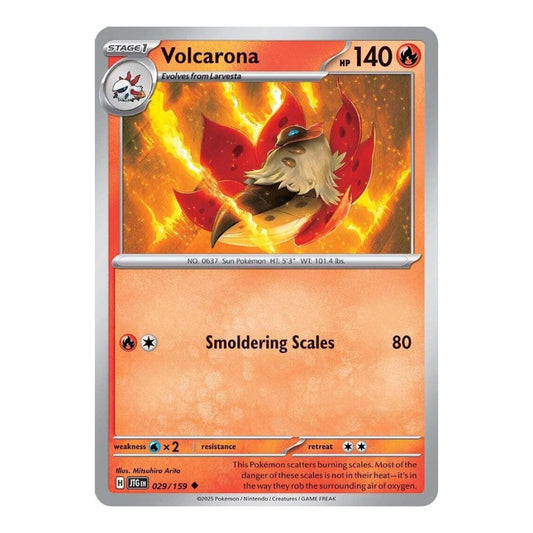 SV09: Journey Together (JTG) - Volcarona (#029/159) (Near Mint)