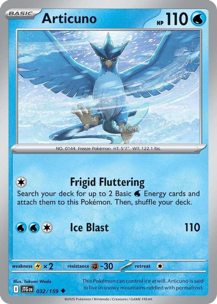 SV09: Journey Together (JTG) - Articuno - 032/159 (#032/159, Uncommon) ()