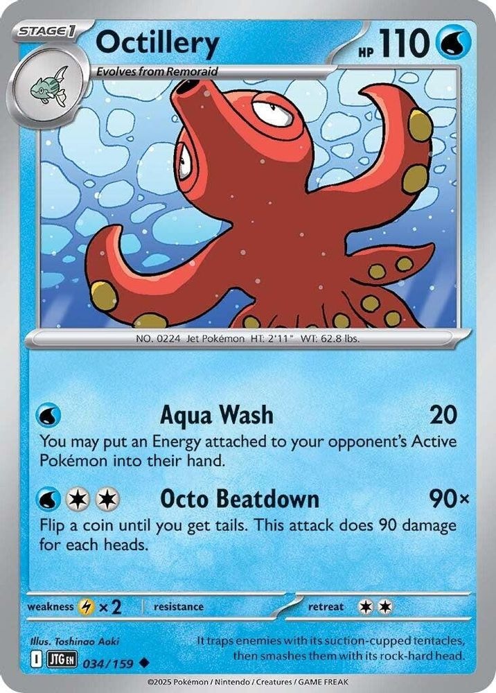 SV09: Journey Together (JTG) - Octillery (#034/159, Uncommon) ()