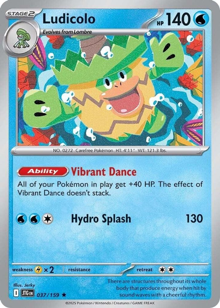 SV09: Journey Together (JTG) - Ludicolo (#037/159, Rare) ()
