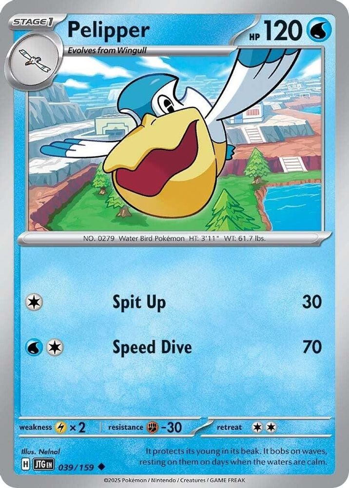 SV09: Journey Together (JTG) - Pelipper (#039/159, Uncommon) ()