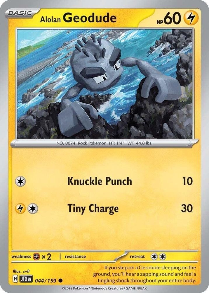 SV09: Journey Together (JTG) - Alolan Geodude (#044/159, Common) ()