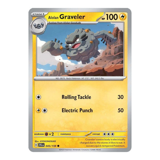 SV09: Journey Together (JTG) - Alolan Graveler (#045/159) (Near Mint)