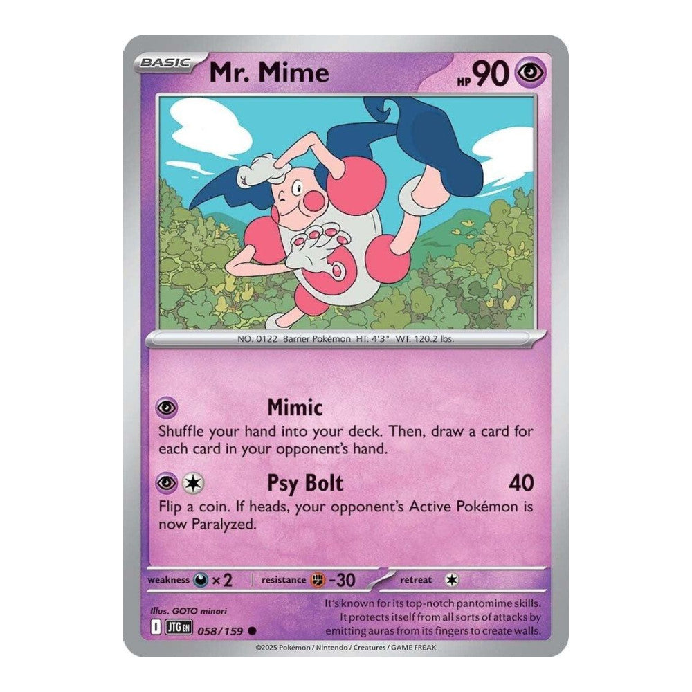 SV09: Journey Together (JTG) - Mr. Mime (#058/159)