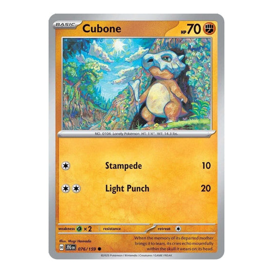 SV09: Journey Together (JTG) - Cubone (#076/159)