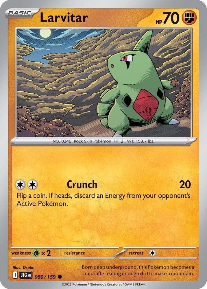 SV09: Journey Together (JTG) - Larvitar (#080/159, Common) ()