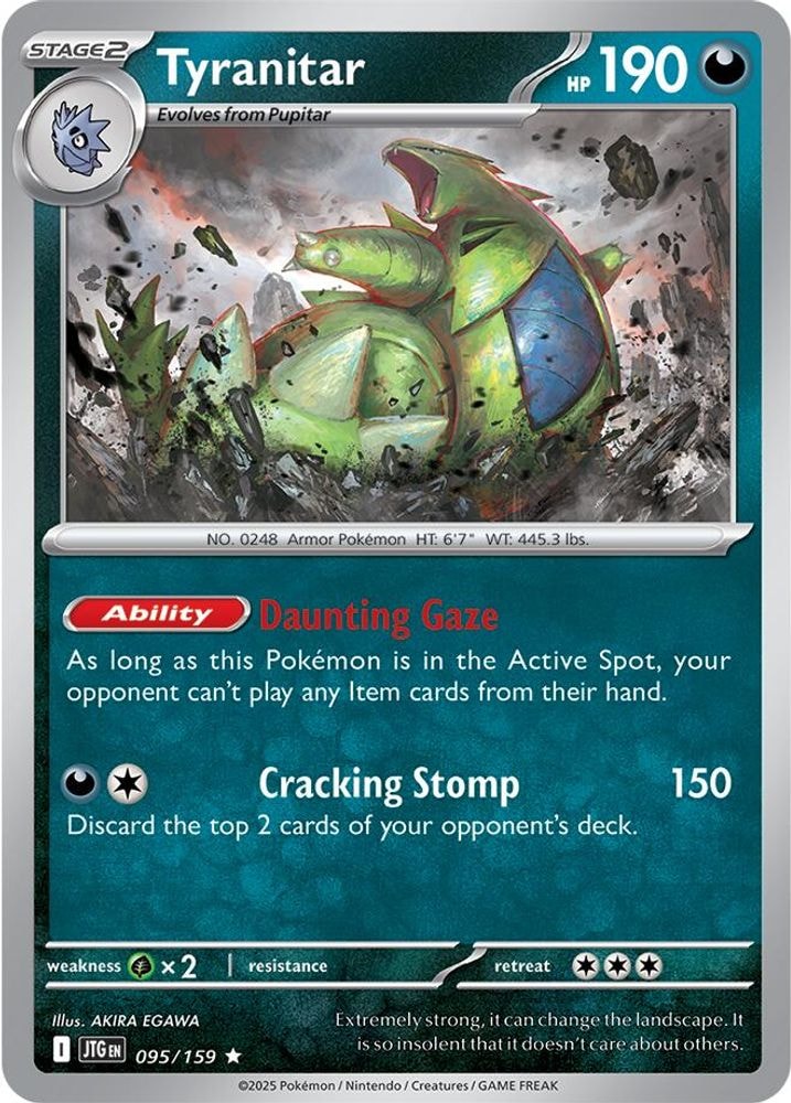 SV09: Journey Together (JTG) - Tyranitar (#095/159, Rare) ()