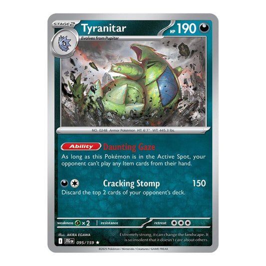 SV09: Journey Together (JTG) - Tyranitar (#095/159) (Near Mint)