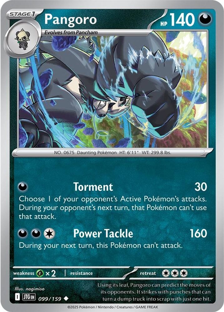 SV09: Journey Together (JTG) - Pangoro (#099/159, Uncommon) ()