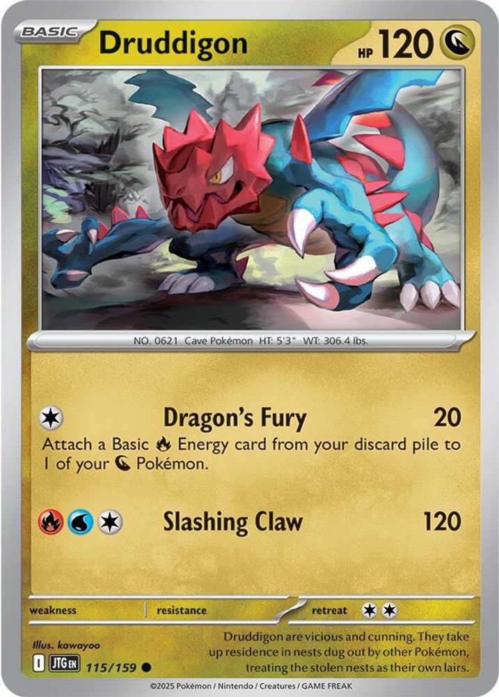 SV09: Journey Together (JTG) - Druddigon (#115/159, Common) ()