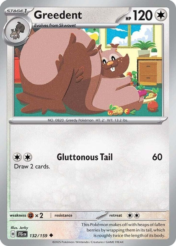 SV09: Journey Together (JTG) - Greedent (#132/159, Uncommon) ()