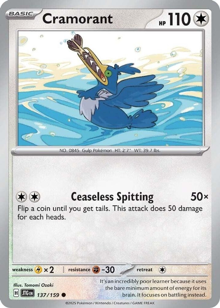 SV09: Journey Together (JTG) - Cramorant (#137/159, Common) ()