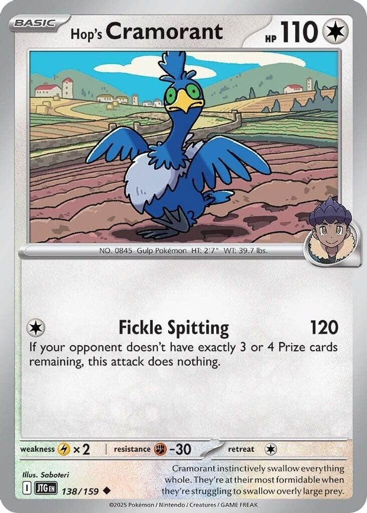 SV09: Journey Together (JTG) - Hop's Cramorant (#138/159, Uncommon) ()