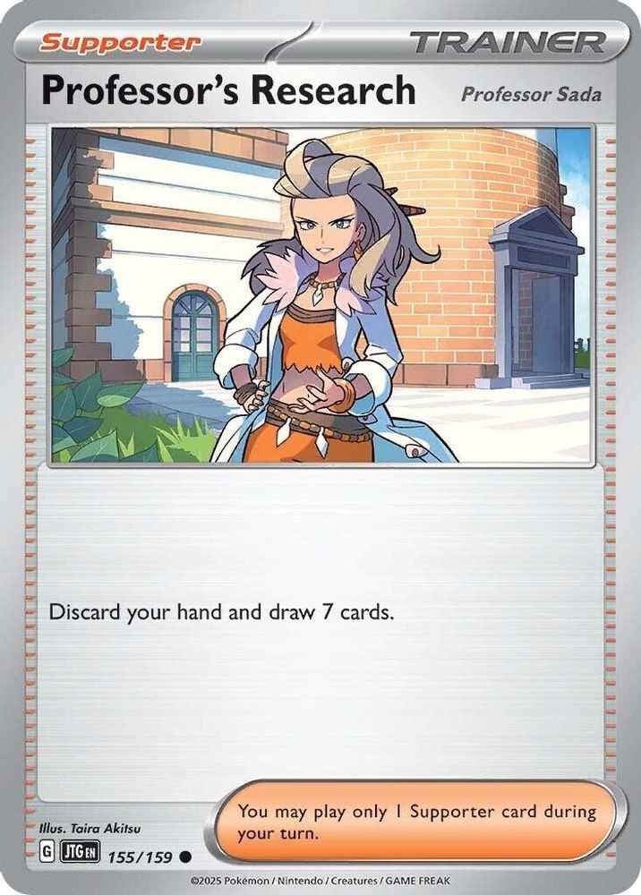 SV09: Journey Together (JTG) - Professor's Research [Professor Sada] (#155/159, Common) ()