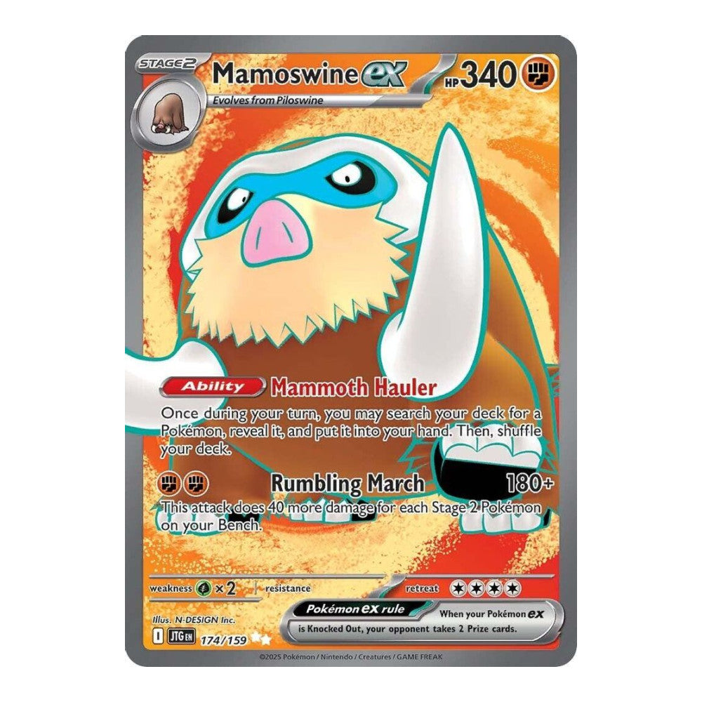 SV09: Journey Together (JTG) - Mamoswine ex - 174/159 (#174/159) (Near Mint)