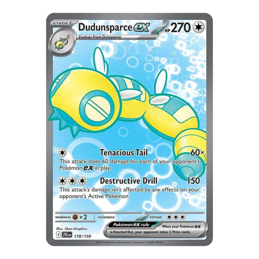 SV09: Journey Together (JTG) - Dudunsparce ex 178 159 (#178/159) (Near Mint)