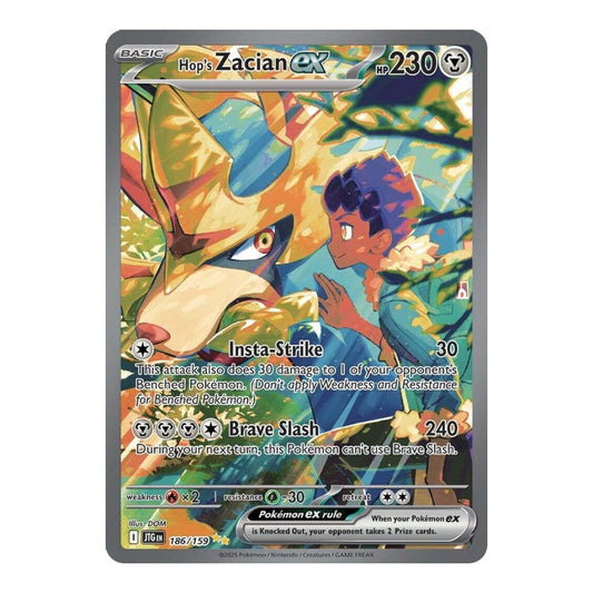 SV09: Journey Together (JTG) - Hops Zacian ex 186 159 (#186/159) (Near Mint)