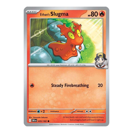 SV10: Destined Rivals (DRI) - Ethans Slugma (#035/182) (Near Mint)