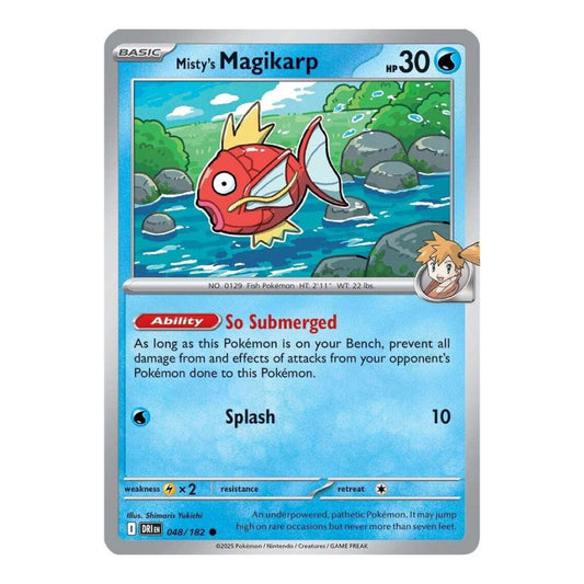 SV10: Destined Rivals (DRI) - Mistys Magikarp (#048/182) (Near Mint)