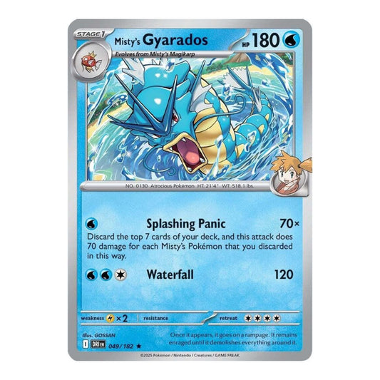 SV10: Destined Rivals (DRI) - Mistys Gyarados (#049/182) (Near Mint)
