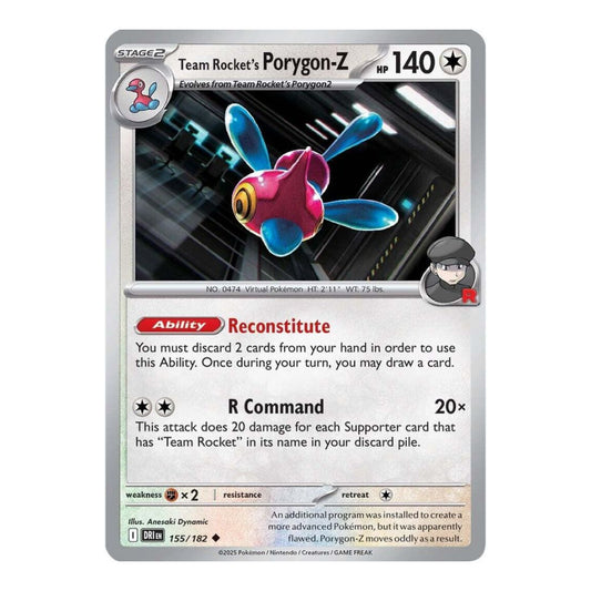 SV10: Destined Rivals (DRI) - Team Rockets Porygon Z (#155/182) (Near Mint)