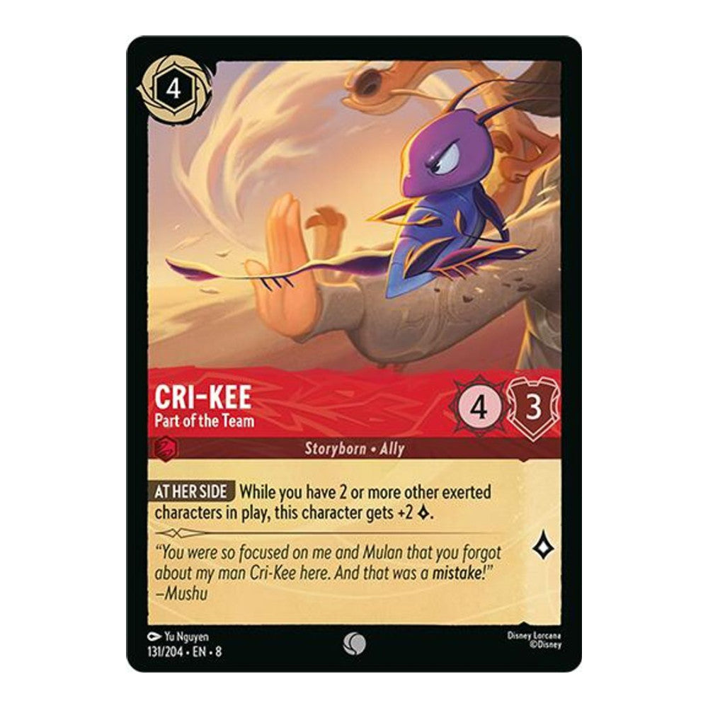 Reign of Jafar (8) - Cri-Kee - Part of the Team (#131/204) (Near Mint)