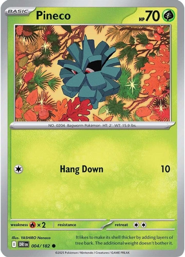 SV10: Destined Rivals (DRI) - Pineco (#004/182, Common) ()
