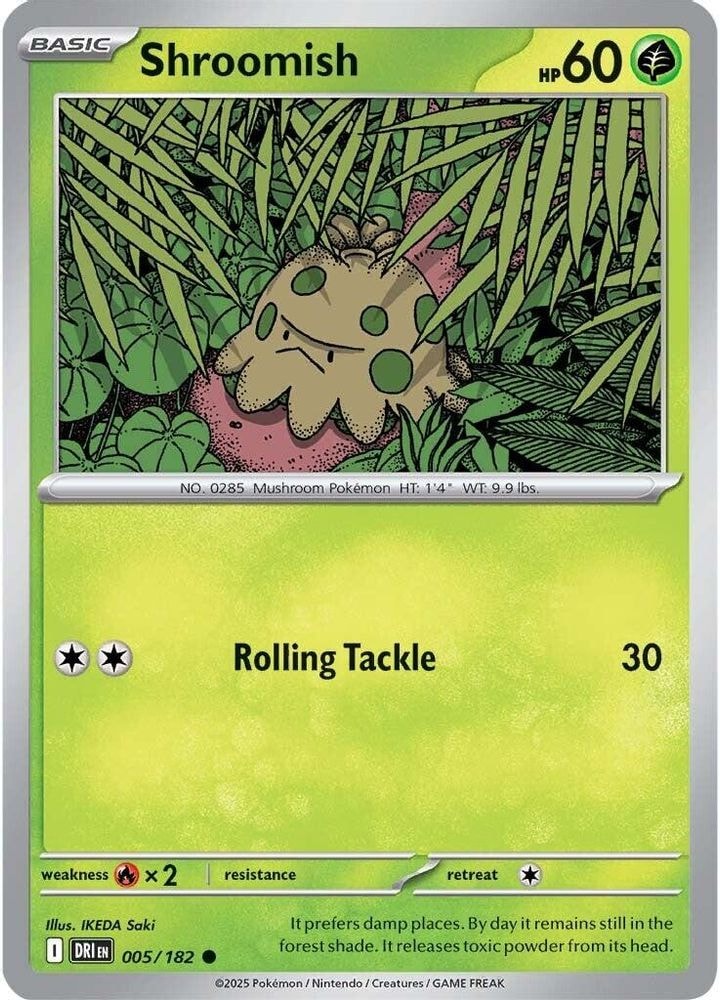 SV10: Destined Rivals (DRI) - Shroomish (#005/182, Common) ()