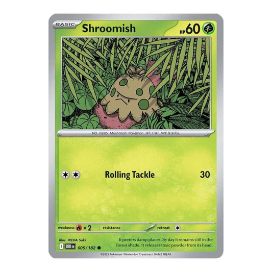 SV10: Destined Rivals (DRI) - Shroomish (#005/182) (Near Mint)
