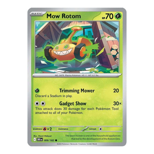 SV10: Destined Rivals (DRI) - Mow Rotom (#009/182) (Near Mint)