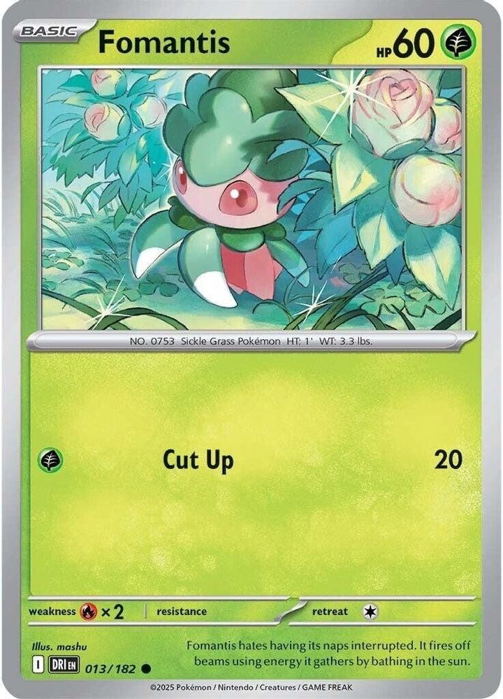 SV10: Destined Rivals (DRI) - Fomantis (#013/182, Common) ()
