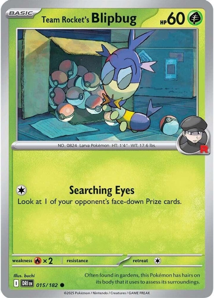 SV10: Destined Rivals (DRI) - Team Rocket's Blipbug (#015/182, Common) ()