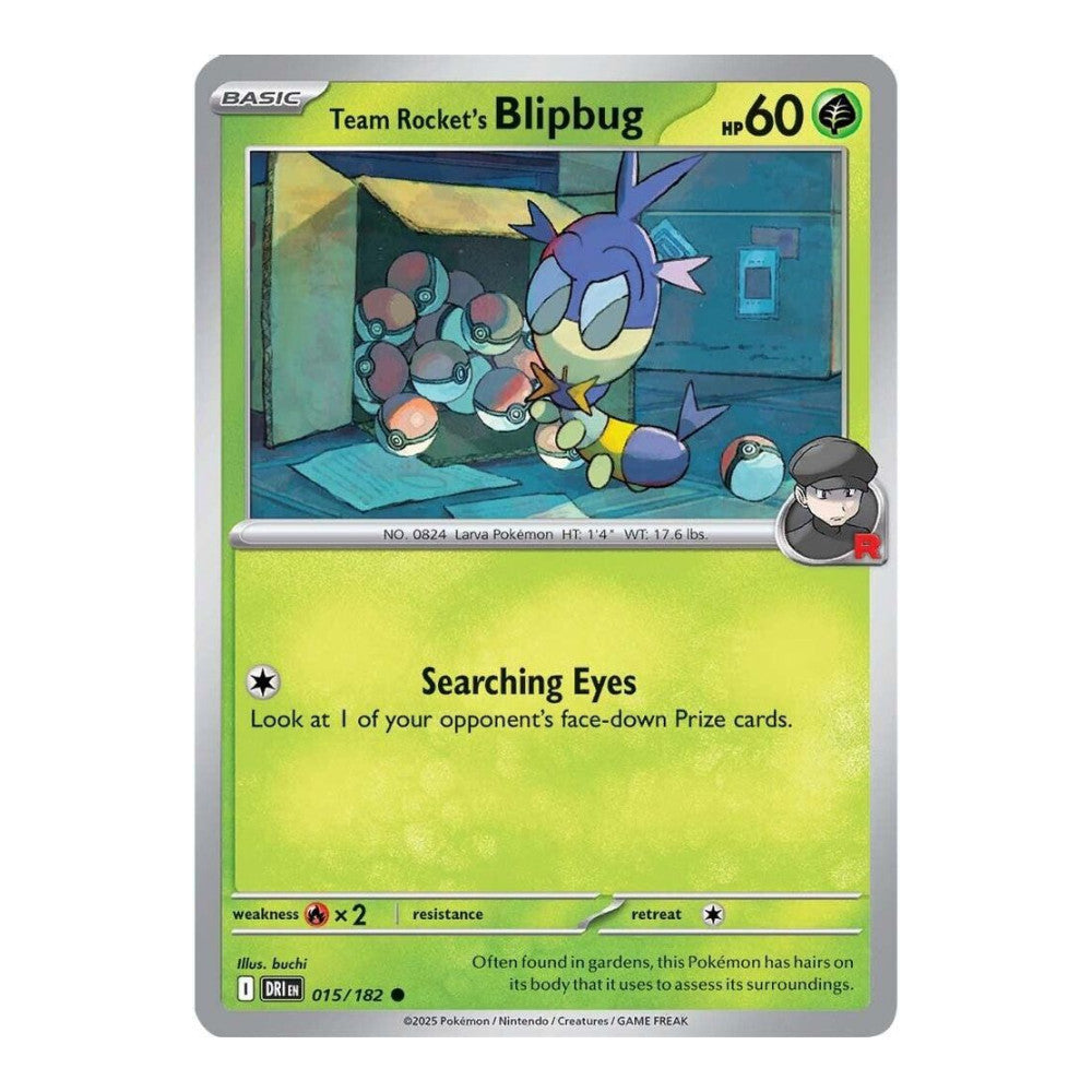 SV10: Destined Rivals (DRI) - Team Rockets Blipbug (#015/182) (Near Mint)