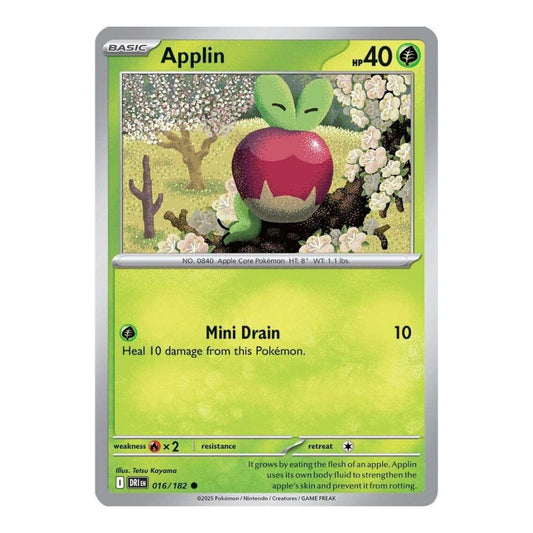SV10: Destined Rivals (DRI) - Applin (#016/182) (Near Mint)