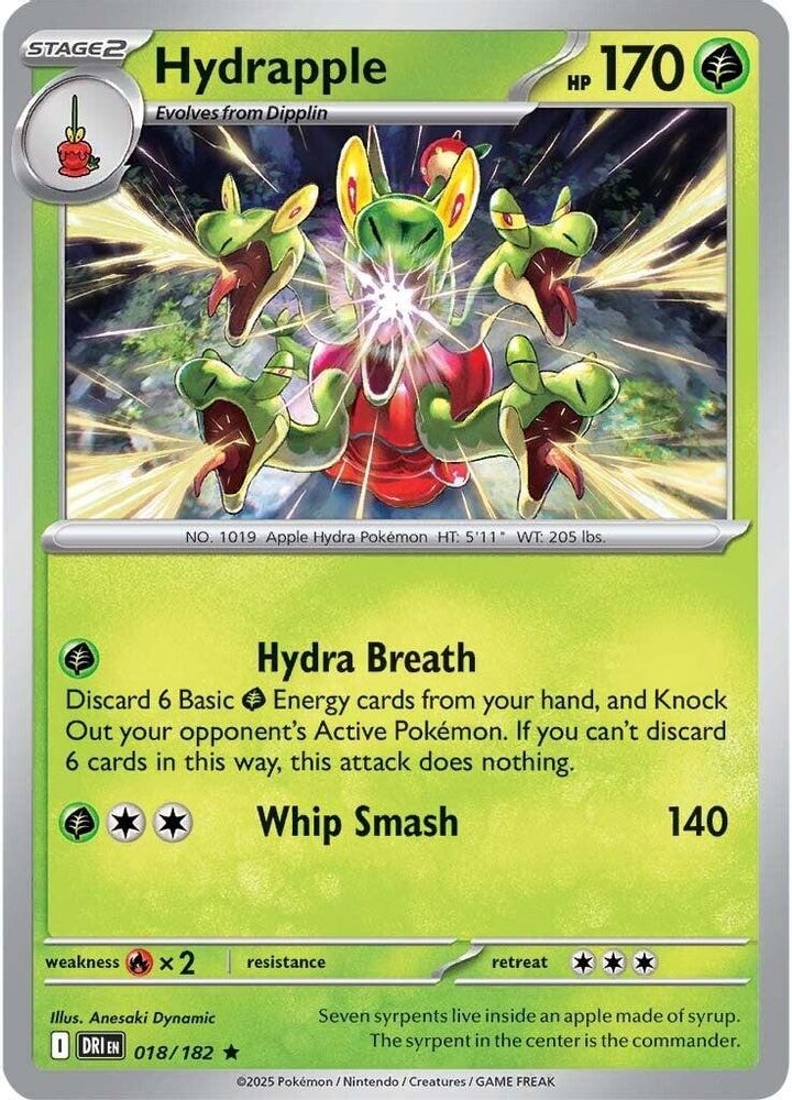 SV10: Destined Rivals (DRI) - Hydrapple - 018/182 (#018/182, Rare) ()