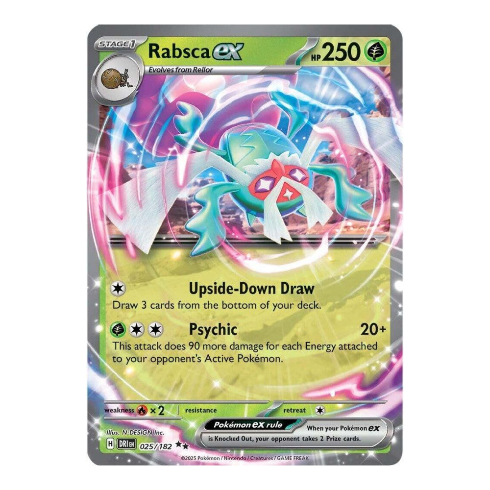 SV10: Destined Rivals (DRI) - Rabsca ex (#025/182) (Near Mint)