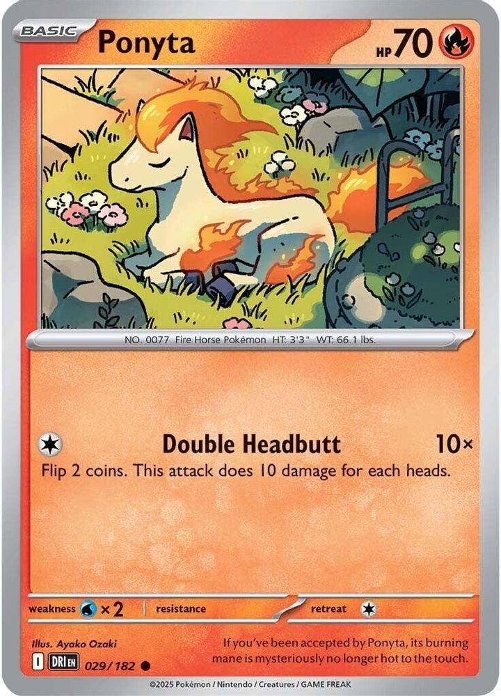 SV10: Destined Rivals (DRI) - Ponyta (#029/182, Common) ()