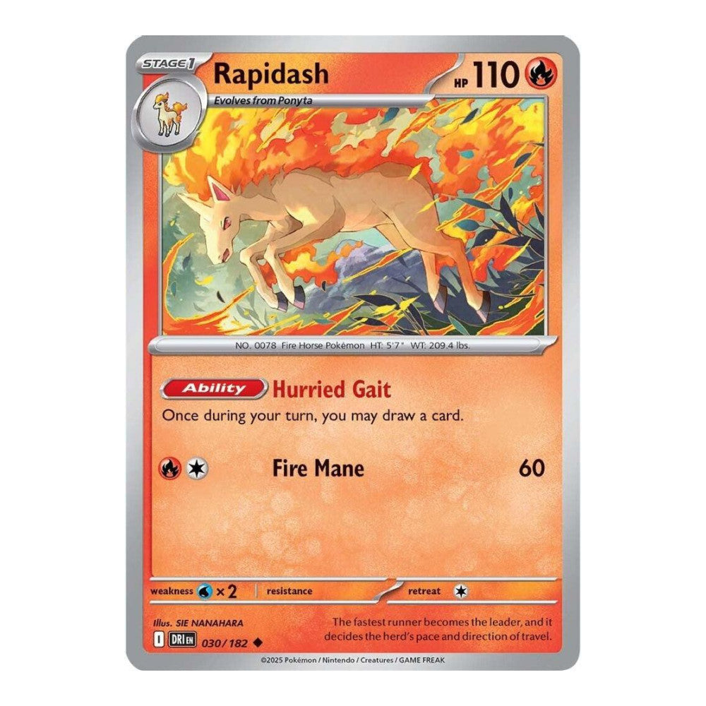 SV10: Destined Rivals (DRI) - Rapidash - 030/182 (#030/182) (Near Mint)