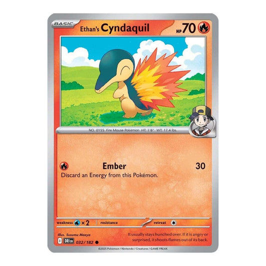 SV10: Destined Rivals (DRI) - Ethans Cyndaquil (#032/182) (Near Mint)