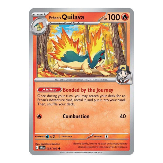 SV10: Destined Rivals (DRI) - Ethans Quilava (#033/182) (Near Mint)